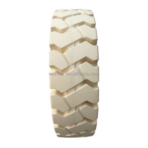 Pneu industriel blanc 18x7-8 Pneu plein pour chariot élévateur 18*7-8 Pneu de <span class=keywords><strong>roue</strong></span> arrière - Product Image 2