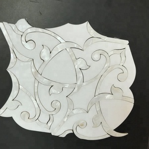 Perfect New Design White Marble <strong>Mosaic</strong> With Mother of Pearl <strong>Mosaic</strong> - Product Image 1