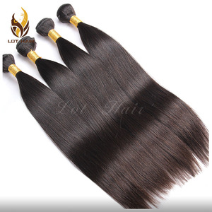 Extensión de cabello humano, cabello Remy indio virgen, novedades en trama de cabello de color negro natural - Product Image 1