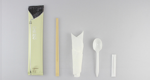 Paquets en plastique jetables de <span class=keywords><strong>couverts</strong></span> d'argenterie avec le logo pour aller poche jetable de <span class=keywords><strong>couverts</strong></span> - Product Image 3