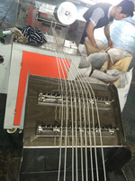 Machine d'Extrusion de Granulés de Plastique Usagés avec Moteur et PLC pour PC/EPS/PA/PPR Haute Capacité 100-500 kg/h