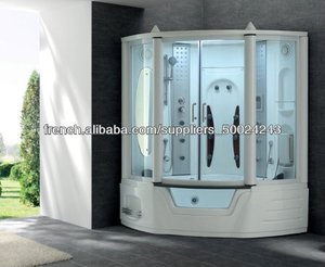 G157 vapeur et salle de douche avec baignoire jacuzzi/tv/mp3/radio/ozone - Product Image 1
