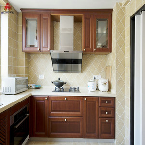 Classical Solid Wood <strong>Kitchen</strong> Furniture Sets With <strong>Free</strong> <strong>Standing</strong> <strong>Kitchen</strong> Pantry <strong>Units</strong> - Product Image 4