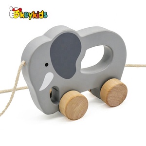 Juguete de Arrastre para Niños Más Vendido, Juguete de Madera de Alta Calidad para Bebés, Juguete de Empujar y Tirar W05B084 - Product Image 2