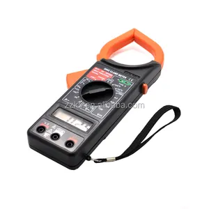 3 1/2 1999 Digital LCD Clamp Meter DT266C With Temperature Test Wire Current Tester