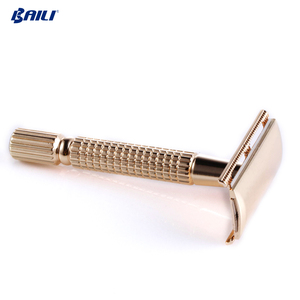Salon de coiffure coupe droite gorge rasage rasoir rasoir de sécurité double bord - Product Image 1