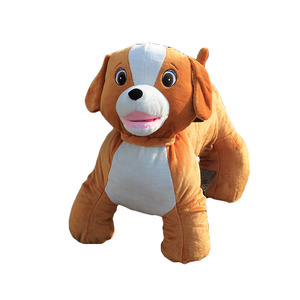 Sikke işletilen doldurulmuş hayvan binmek elektrikli köpek yürüyüş sürmek - Product Image 4