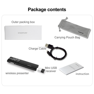 Điều Khiển từ xa Có Thể Sạc Lại Pin Bút Chuột Laser Không Dây Con Trỏ - Product Image 4