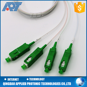Pérdida de inserción baja CATV óptica óptica tubo de acero de 4 vías de fibra óptica 1x4 PLC splitter conector - Product Image 1