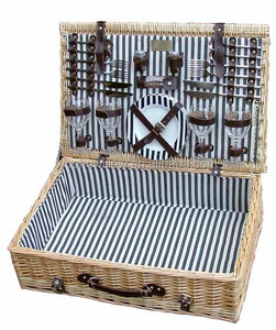 Cesta de picnic de sauce para 4 personas - Product Image 1
