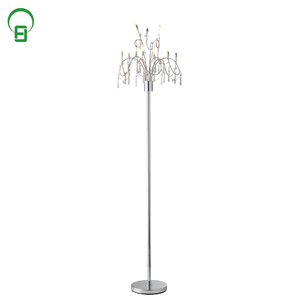 Nouvelle production <span class=keywords><strong>fleur</strong></span> <span class=keywords><strong>en</strong></span> métal <span class=keywords><strong>en</strong></span> forme de cristaux grand moderne lustres 8 Lumière <span class=keywords><strong>Lustre</strong></span> - Product Image 5