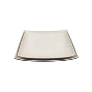 Plato de cena para servir aperitivo, accesorio cuadrado de elamina para barbacoa - Product Image 1