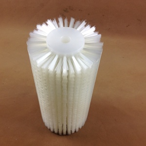 Spazzola a Rullo Cilindrica Industriale in Nylon TDF - Spirale/Tuftata per Nastro Trasportatore/Pulizia Vetri Personalizzabile - Product Image 5