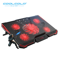 Support de refroidissement pour ordinateur portable de jeu à 5 ventilateurs, très vendu, pour ordinateur portable de 17,3 pouces, refroidisseur de tablette PC