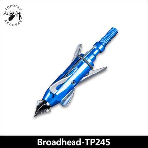 Punte per Frecce Topoint Archery a 3 Lame Fisse TP245, 100 Grani, in Acciaio Inossidabile, per Arco e Freccia, Punte da <span class=keywords><strong>Caccia</strong></span> OEM/ODM - Product Image 4