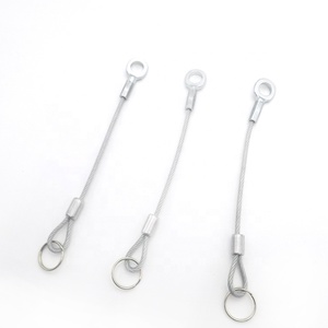 7x7 PVC المغلفة أسلاك الفولاذ المجلفنة حبل كابل مع نهاية محطات - Product Image 4