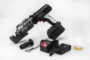 Thủy Lực Di Động Điện Không Dây Thép Cây Cắt Ce Tấm Sắt Của Nhãn Hiệu Công Cụ Cắt 16Mm Automat Thép Cây Cắt Và Bender - Product Image 3