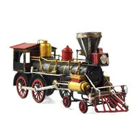 Koleksi Antik Dekoratif Kerajinan Diecast Model Kereta Api Mainan Lokomotif Vintage Ulang Tahun Dekorasi Rumah Hadiah Natal
