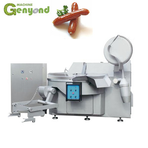 Prix de la ligne de production automatique de saucisses, <span class=keywords><strong>machine</strong></span> de fabrication de saucisses, hachoir à viande, coupe-bol, farcieuse sous vide, four à fumer, fabriquée à Shanghai - Product Image 4