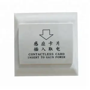 Intelligent card switch Optocoupler type Hotel Key Card Switch ,Can Gain Power