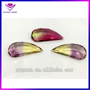 Media luna en forma de piedras preciosas zirconia para el mercado de corea joyas - Product Image 1