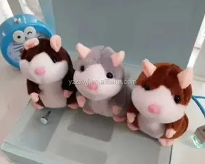 Sampel Gratis 1 Buah Mainan Boneka Bicara/Mainan Hamster Bicara Berulang/Mainan Hewan Mewah Hamster Bicara