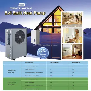 Aquecedor de água 50hz 220v/380v, aquecedor de água com bomba de calor ce/erp/en14511/ehpa