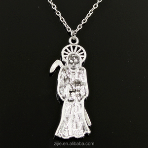 Grim Reaper Morte Collana Lunga Catena di moda, In Lega di Zinco Del Metallo Tortoise Del Pendente Del Choker Della Collana di Fascino, gioielli Unisex di Genere - Product Image 2