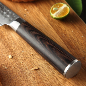 8 Inch Professional Damascus Steel Kitchen <strong>Bread</strong> <strong>Knife</strong> with Pakka Wood Handle - Product Image 6