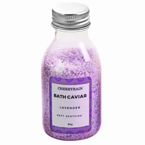 OEM Kapsul Minyak Mandi Mutiara untuk Spa Urea Lavender Manik-manik Mandi Lucu untuk Dijual