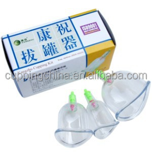 <span class=keywords><strong>Kangzhu</strong></span> Curvo tradicional Chinesa Vacuum Cupping Set Para Joint 3 Copos cupping set - Product Image 2