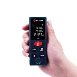 NORM เครื่องวัดระยะเลเซอร์แบบมือถือ80ม. อุปกรณ์วัดระยะทางแบบพกพาขนาดเล็กอุปกรณ์วัดระยะทางแบบเลเซอร์ดิจิตอล - Product Image 2