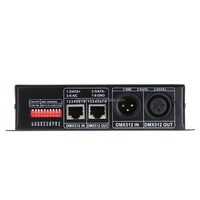 DC12V-24V DMX 512 de control digital de señal dmx controlador 512 DMX 512 decodificador dmx512 controlador de luz de LED de tira