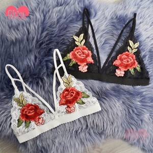 De Diseño de Moda precioso Encaje Floral Bustier Encaje Sexy Bralette - Product Image 6