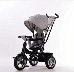 3 en 1 TIPO DE CONDUCCIÓN silla de paseo-Feliz bebé triciclo/2019 de sol triciclo, bebé triciclo cochecito, para el mercado europeo/niños triciclo EN71 - Product Image 4