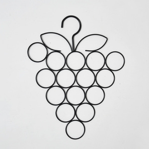 Cintre mobile mural décoratif écharpe design raisins - Product Image 1