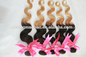 nouveau mode ombre 2014 arriva trame de cheveux en stock prix bon marché - Product Image 1