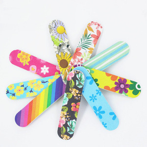 Double Sided Mini Emery Nail Files Professional Beauty Care Nail Buffering and Polishing Tool for Manicure