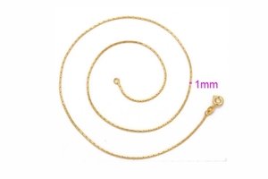 <span class=keywords><strong>Xuping</strong></span>-collar de oro de 24 quilates con diseño de cadena, joyería de Dubái, 8 gramos, 0027 - Product Image 3