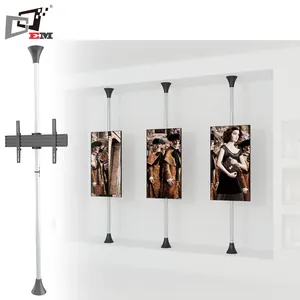 360 Degree Rotation Support Landscape or Portrait Floor to Ceiling Mount <strong>TV</strong> <strong>Stand</strong> Furniture LCD Screen <strong>Stand</strong> - Product Image 6