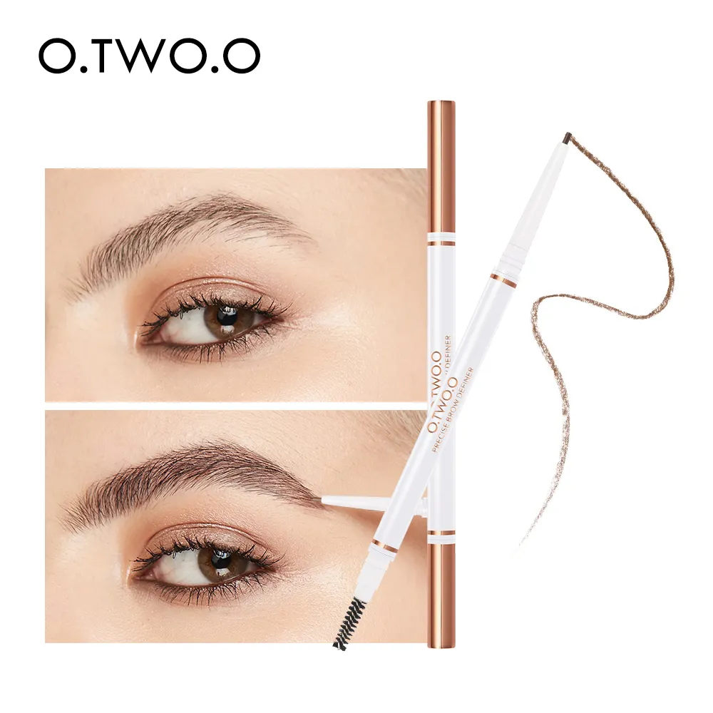 O.TW O.O-Extension de sourcils, produits pour sourcils artificiels, crayon résistant à l'eau, 4 couleurs, longue durée