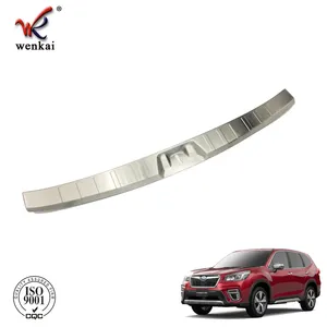 304 STAINLESS STEEL INNER REAR BUMPER FOOT PLATE FOR Subaru Forester SK 2018 2019 CAR ACCESSORIES