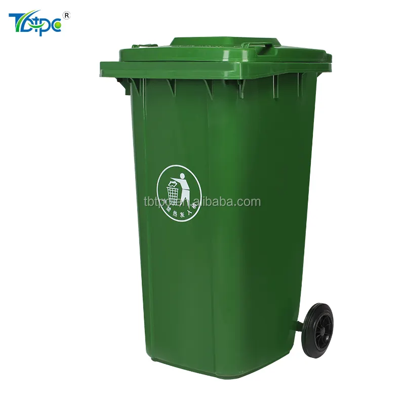 Gran oferta New Street cubo de basura de 360/240 litros contenedor de basura para reciclar con ruedas