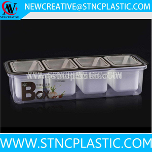 Pots à épices carrés en plastique pour herbes et gingembre, pinces importé du japon, pièces - Product Image 4
