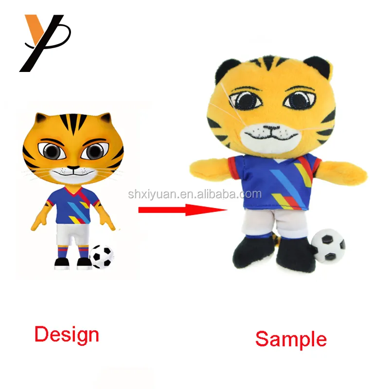 BSCI Audited CE CPSIA Benutzer definierte Plüsch Maskottchen Plüsch Tiger weiche Stofftiere benutzer definierte Spielzeug