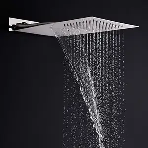 Vendite calde 20 Pollici <span class=keywords><strong>Doccia</strong></span> a Pioggia Testa Ad Alta Pressione 3-Way Cascata In Acciaio Inox Ultra Sottile Fisso <span class=keywords><strong>Soffione</strong></span> - Product Image 4