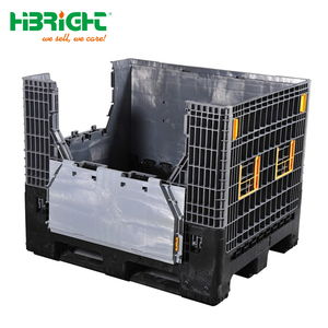 Conteneur pliable durable de grande taille, boîte solide en plastique empilable, caisse logistique - Product Image 5