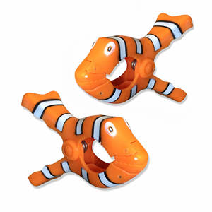 Clips <span class=keywords><strong>de</strong></span> serviette <span class=keywords><strong>de</strong></span> <span class=keywords><strong>plage</strong></span> en gros, personnalisés, en forme d'animal, <span class=keywords><strong>pour</strong></span> chaise longue Boca Big Beach Chair - Product Image 5