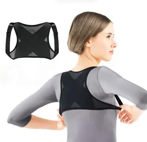 מתכוונן יציבת מתקן Brace נטו לנשימה חזרה עמוד השדרה גבן כתף נשים יציבת החגורה