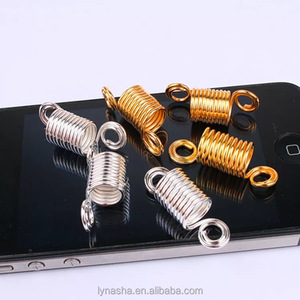 2018 nuevo de oro y plata de metal de tubo anillo dreadlock cuentas pelo cuentas <span class=keywords><strong>para</strong></span> <span class=keywords><strong>rastas</strong></span> ajustable trenza de pelo brazalete clips - Product Image 6